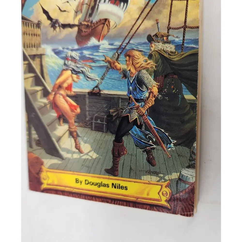 Lords of Doom AD&D TSR Dragonlance Adventure Gamebook #10 - 1st ed W Stat Card